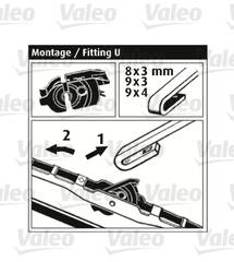 stikla tīrītāja slotiņa 116134  =116114   530mm