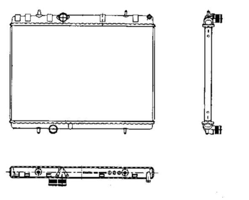 dzesēšanas šķidruma radiators 50435