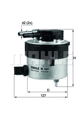 degvielas filtrs KL569