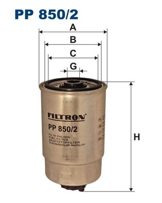 degvielas filtrs PP850/2 WF8238 KC80 WK842/11