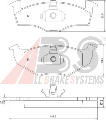 Bremžu uzliku kompl., Disku bremzes