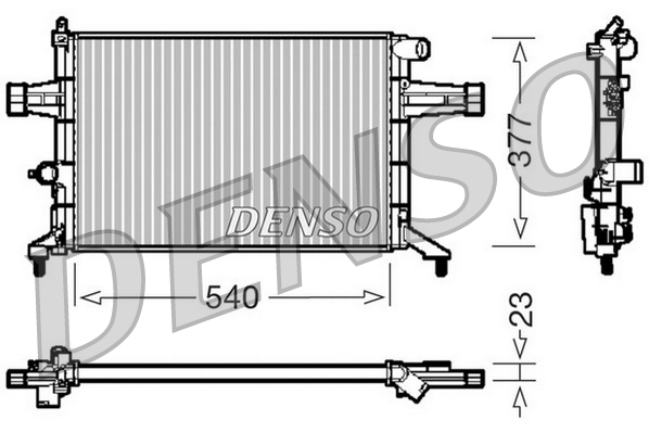 Radiators, Motora dzesēšanas sistēma