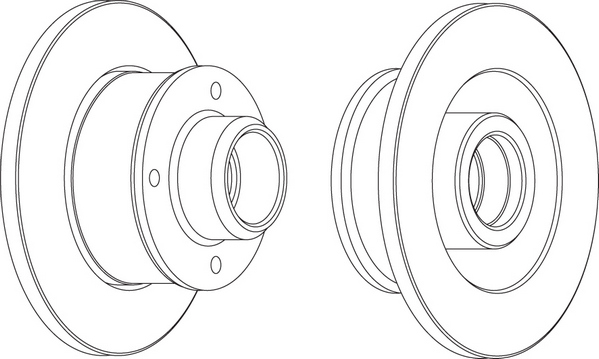Bremžu disks DDF137