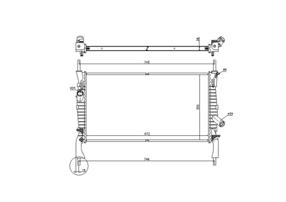 Radiators, Motora dzesēšanas sistēma