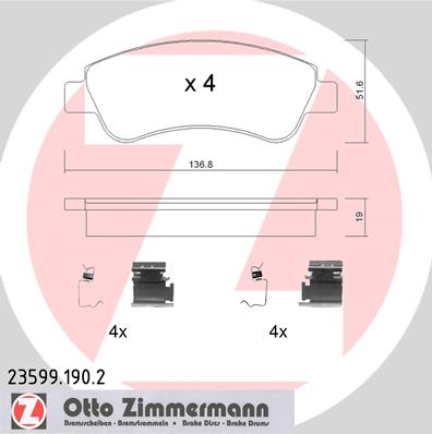 Bremžu uzliku kompl., Disku bremzes