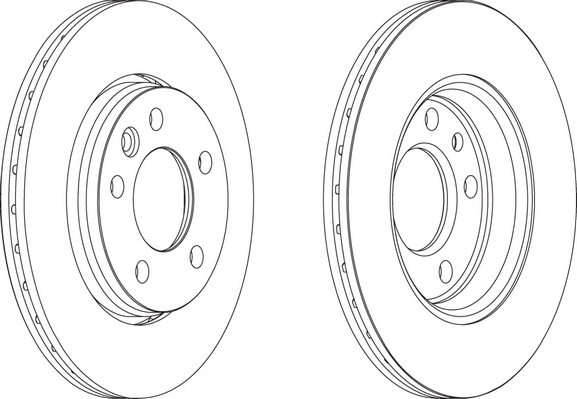 Bremžu disks DDF1286