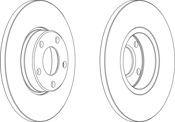 bremžu disks DDF324
