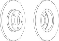 bremžu disks DDF324