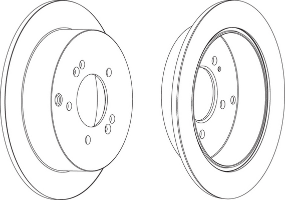 bremžu disks DDF1493