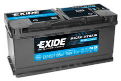 Akumulators Exide AGM 12V/105Ah/950A 392x175x190