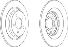 Bremžu disks DDF1547