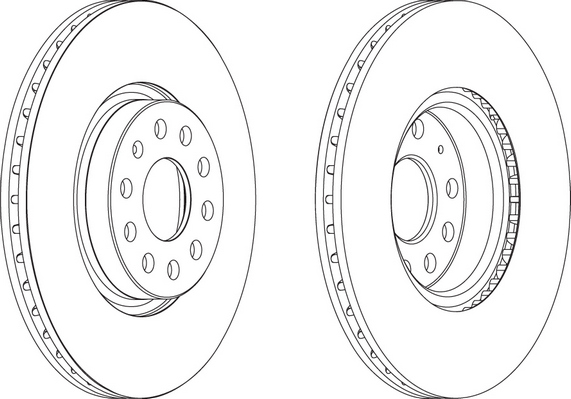 bremžu disks DDF1305