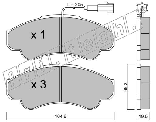 Bremžu kluči 335.0  FVR1479-99