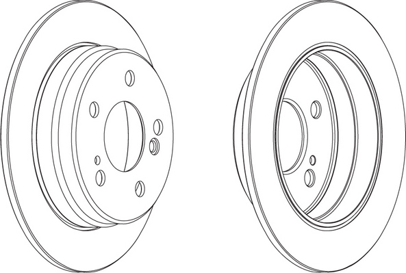 Bremžu disks DDF122