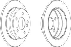 Bremžu disks DDF122