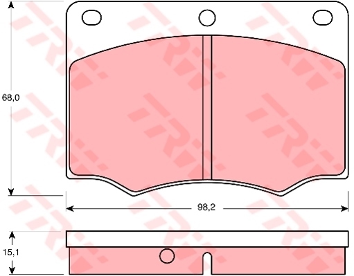 bremžu kluči GDB674