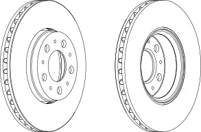 Bremžu diski WGR1163-1