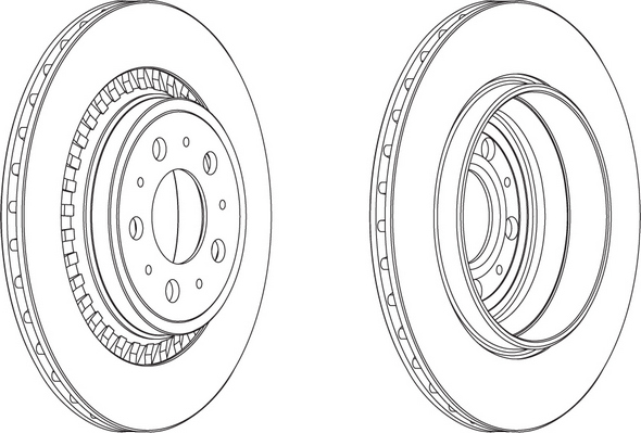 Bremžu disks DDF1551