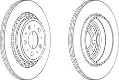 Bremžu disks DDF1551