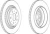 Bremžu disks DDF1551