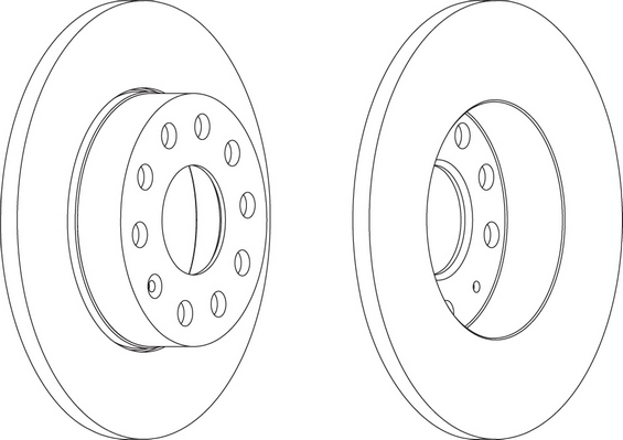Bremžu diski DDF1276