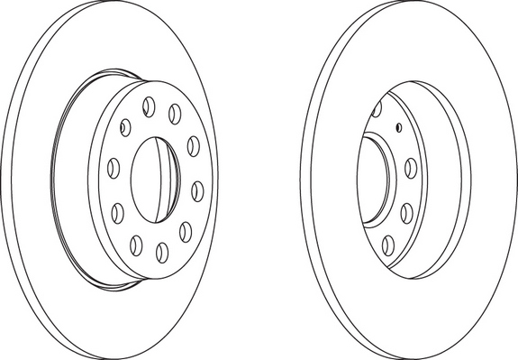 Bremžu disks DDF1895