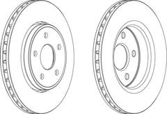 Bremžu disks DDF1593