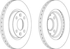 Bremžu disks DDF1096