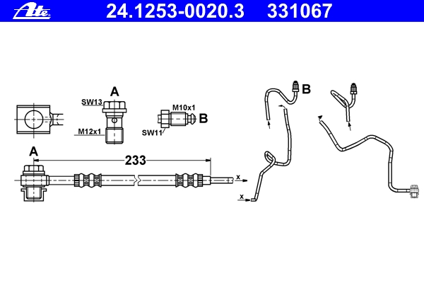 Bremžu šļauka 24.1253-0020.3