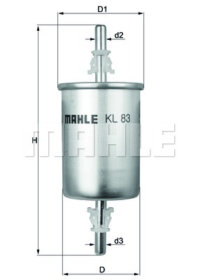 degvielas filtrs KL83