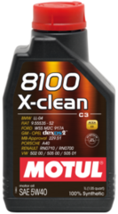 eļļa Motul 8100 X-clean 5W40 1L ACEA C3 API SN/CF