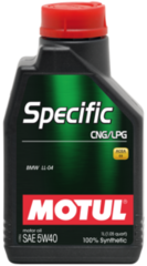eļļa Motul SPECIFIC CNG/LPG 5W40 5L ACEA C3 API SM/CF, LL-04