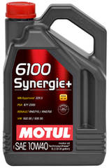 eļļa Motul 6100 Synergie+ 10W40 1L ACEA3/B4 APISN/CF MB229.3