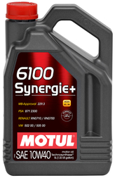 eļļa Motul 6100 Synergie+ 10W40 5L ACEA3/B4 APISN/CF MB229.3