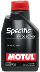 eļļa Motul SPECIFIC 504.00-507.00 5L 5W30 Motoreļļa sint.VAG