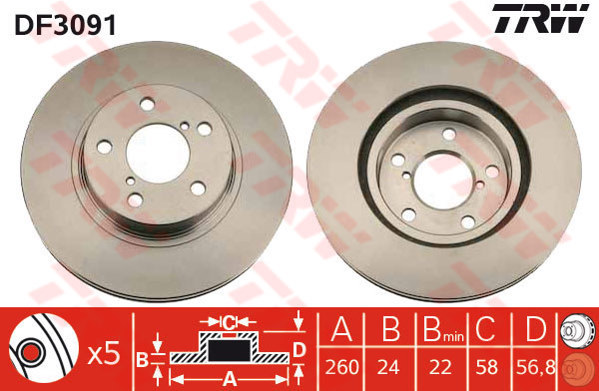 Br.disks DF3091