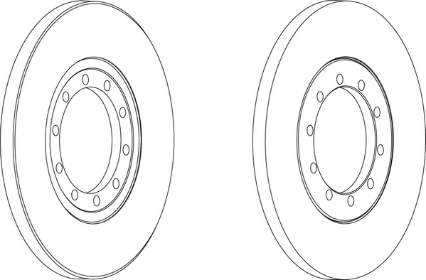 bremžu disks DDF1537