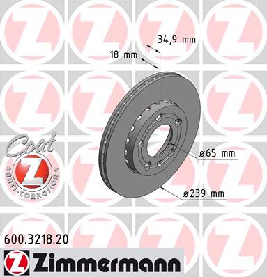 Bremžu diski 600.3218.20