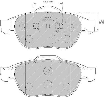 bremžu kluči FDB1441