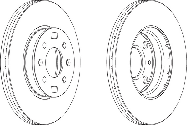 Bremžu disks DDF1603
