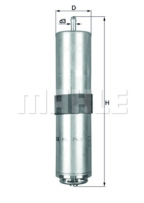 degvielas filtrs KL763D