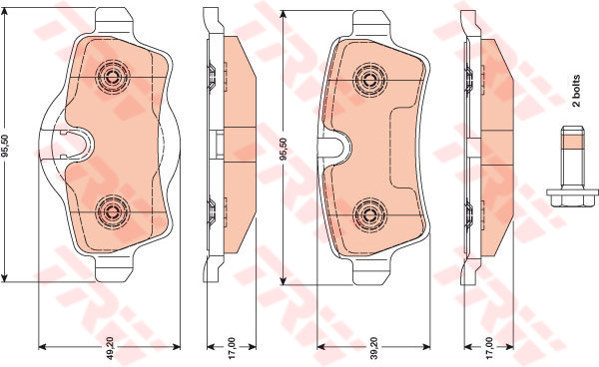 bremžu kluči GDB1766