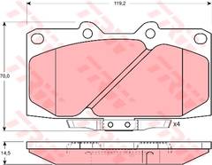 bremžu klučI GDB3131