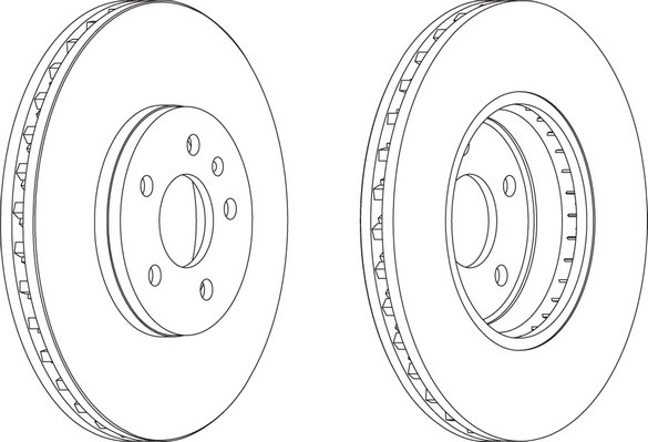 Bremžu disks DDF1664