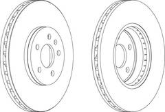 Bremžu disks DDF1664
