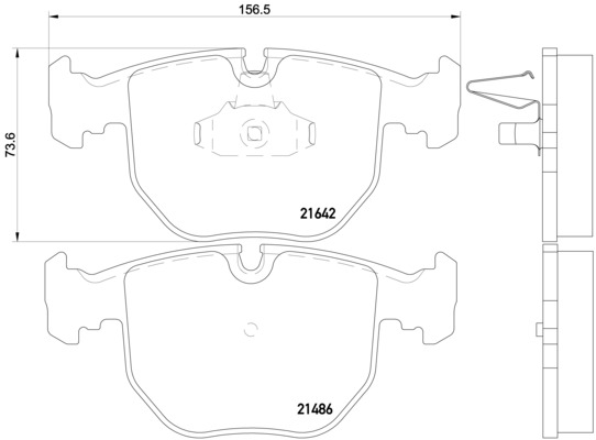 Bremžu kluči 2148602   21486 19,3 0 5 T4124
