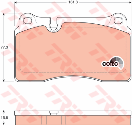 bremžu kluči GDB1670