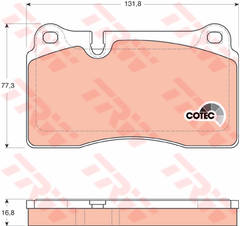 bremžu kluči GDB1670