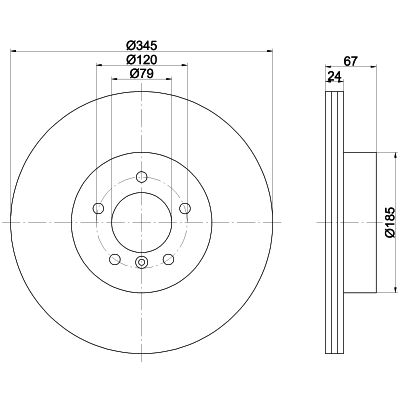 Bremžu disks 92123203