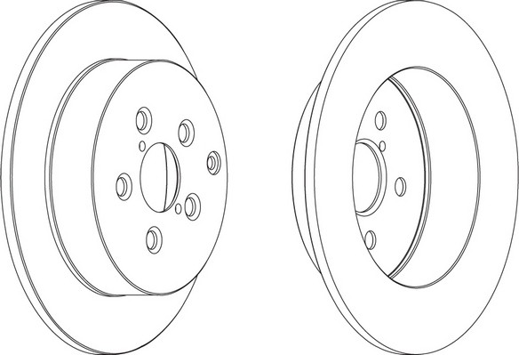 Bremžu disks DDF1406